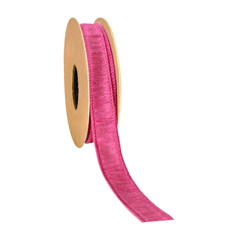 LA Ribbons Wholesale - Vente Ruban – emballage cadeau - Ruban Dupioni filaire de 1 po | 10 mètres | 22 couleurs disponibles35
