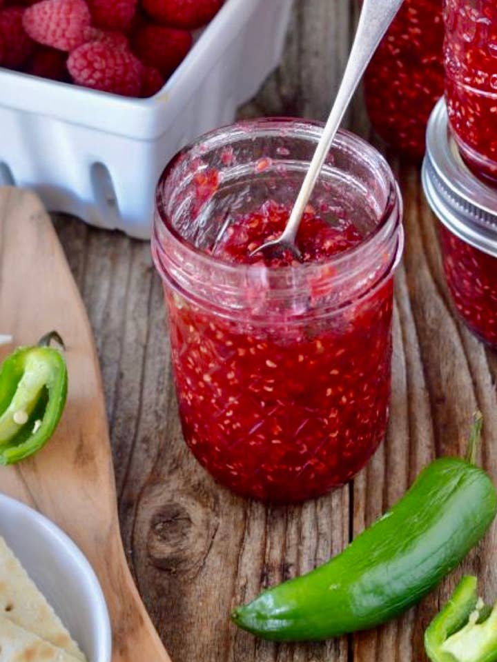 CONFITURE GOURMANDE DE FRAMBOISE ET pour la vente par Tastee Treats