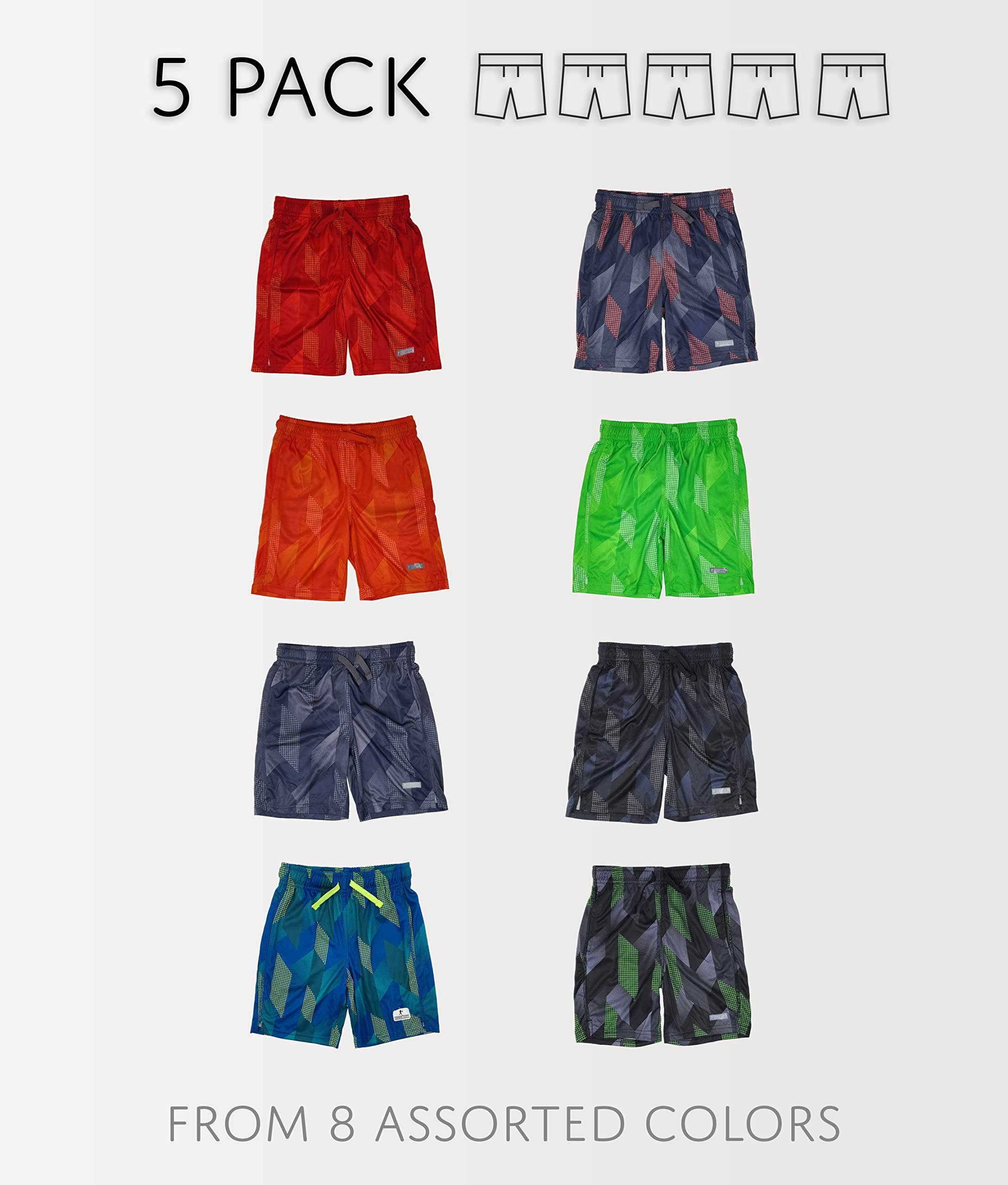 I-Wear Brands - Wholesale Athletic Shorts - Kids - Boy's Basketball Shorts With Pockets30