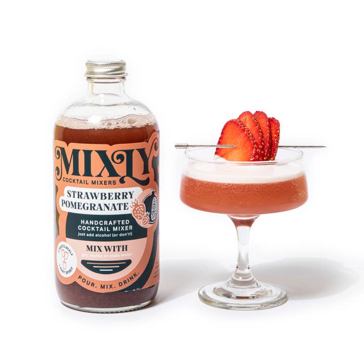 Mixly - Wholesale Cocktail Mix/Syrup - Strawberry Pomegranate Mixer