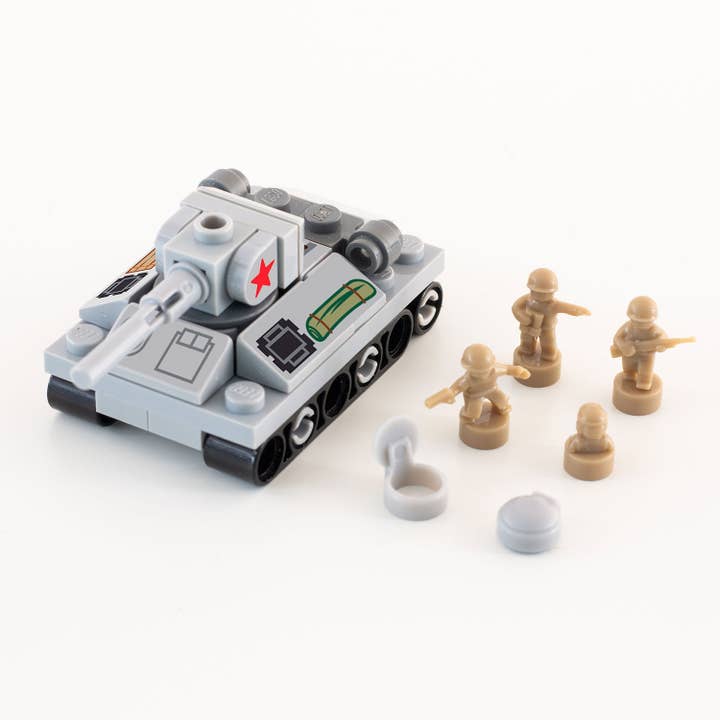 T-34 Nano rysk tank - anpassad militär uppsättning för wholesale av B3 Customs