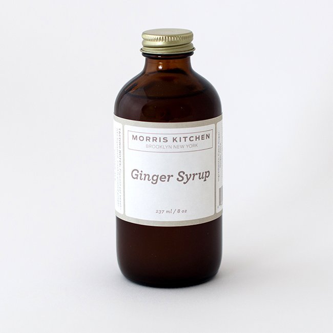 Morris Kitchen - Wholesale Cocktail Mix/Syrup - Ginger Syrup for Cocktail and Baking 8oz3