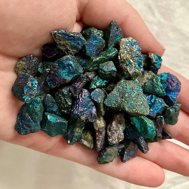 Prettygoods - Wholesale Spiritual Stone/Crystal - Peacock Ore Tumbles - 3 pieces per order0