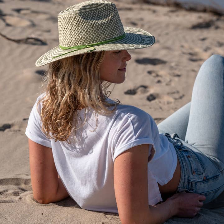 American Hat Makers - Wholesale Straw Hat - Women's - Safari Straw Sun Hat - Style Eppie