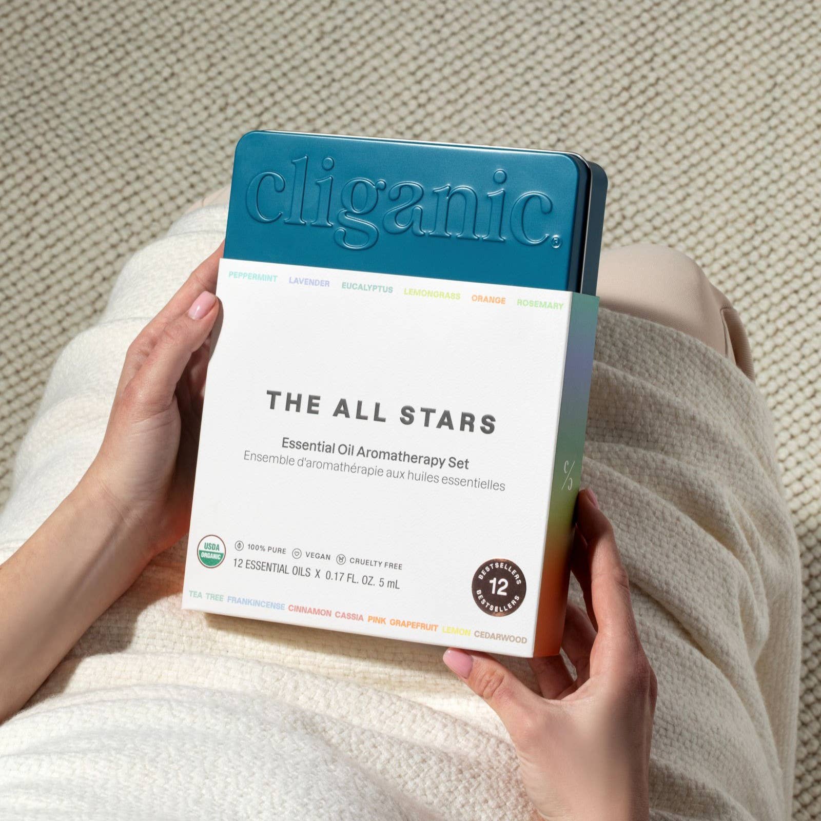 Cliganic - Wholesale Essential Oil - Essential Oils Set - Organic Aromatherapy Set (5ml)6