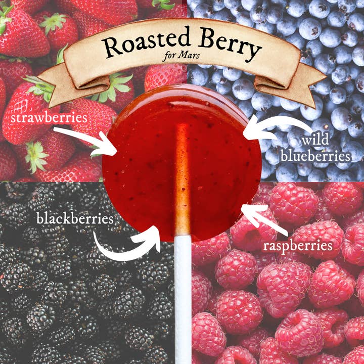 Virgo Moon - Wholesale Lollipop - Plants & Planets Lollipops - Roasted Berry