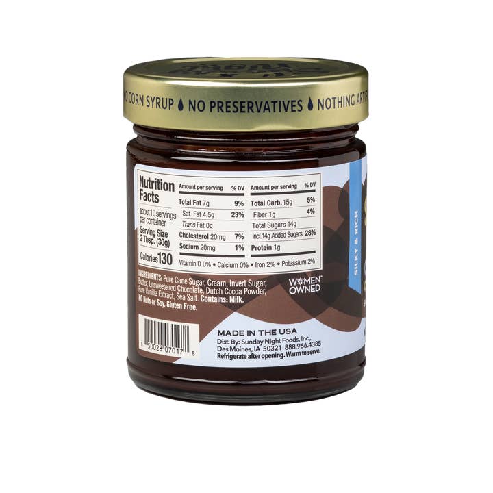 Sunday Night Foods - Wholesale Hot Fudge/Chocolate Spread - Classic Chocolate Sauce2