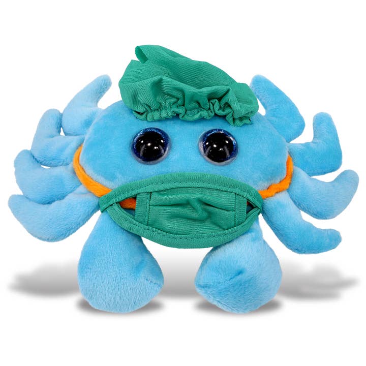 Plush Doctor - Big Eye 6" Plush - Blue Crab for wholesale by Cota Global