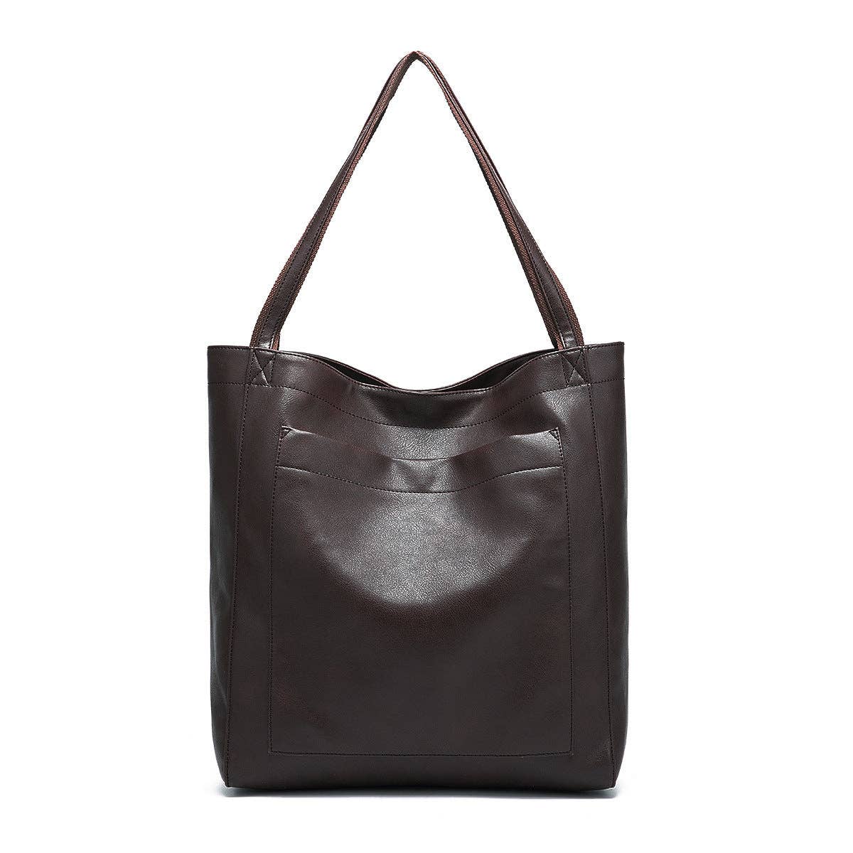 Suhkasana – wholesale Tote bag – Women's – Vintage Soft Leather Tote Bag with Pocket Large Capacity2