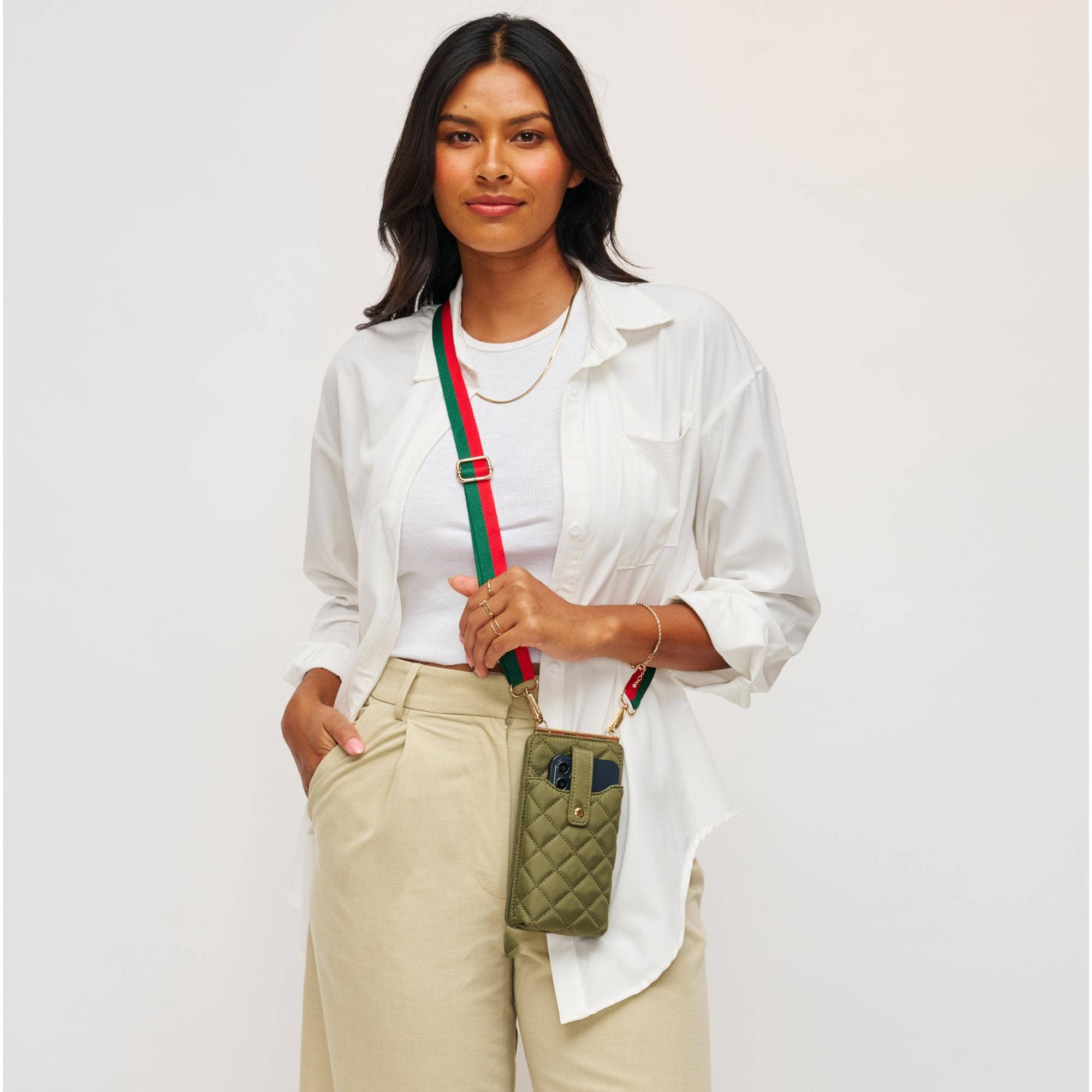 Sol and Selene - Vendita all'ingrosso Portafoglio per cellulare - Donna - Borsa a tracolla trapuntata Duality per cellulare25