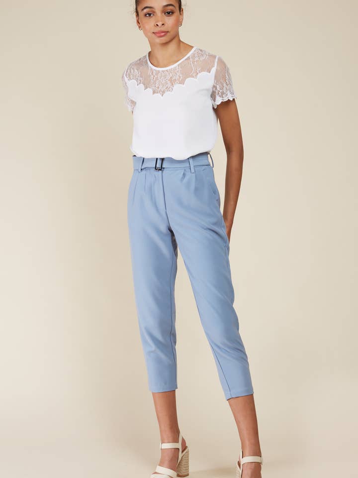 BRUXELLES - Pantalon 7/8ème coupe droite pour la vente par Andy & Lucy