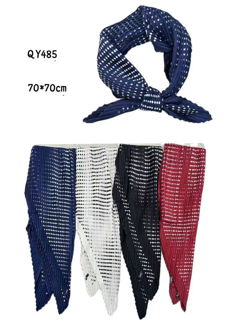 Nola by bijusol – wholesale Scarf – Women's – Silk-Feeling Square Scarves - 70 cm x 70 cm qy4850