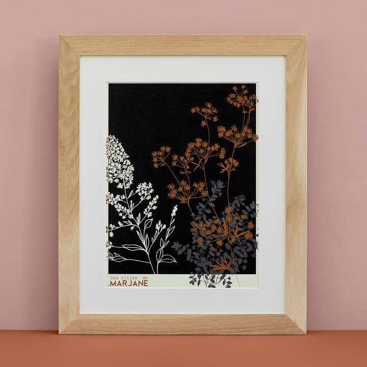 NIGHT BOUQUET POSTER for wholesale by LES FILLES DE MARJANE