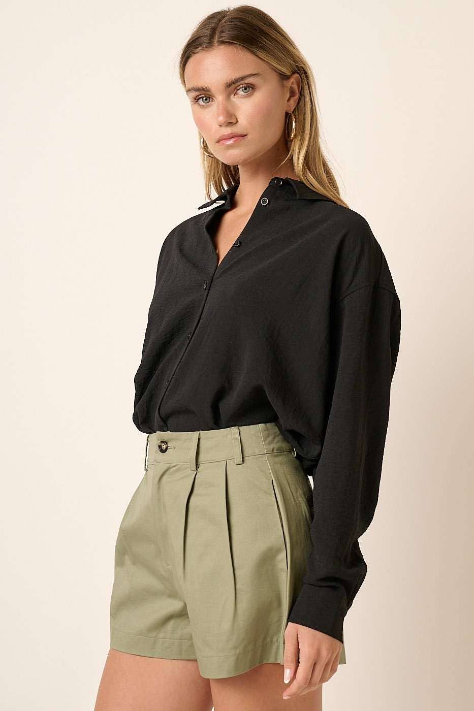 mittoshop - Wholesale Button Down Shirt - Women's - AIRFLOW BUTTON DOWN LONG SLEEVE SHIRT22