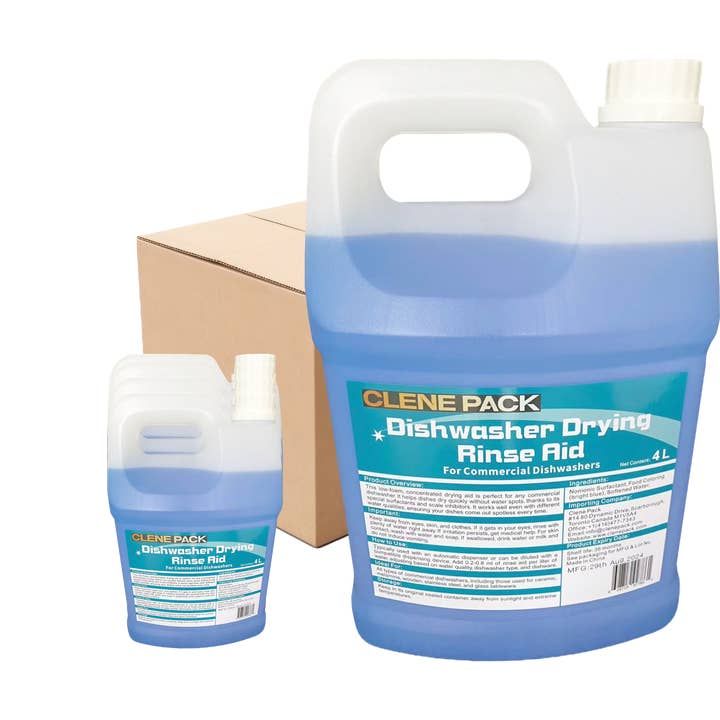 Clene Pack - Wholesale Dish Soap - Heavy-Duty Industrial Dishwasher Detergent & Rinse Aid