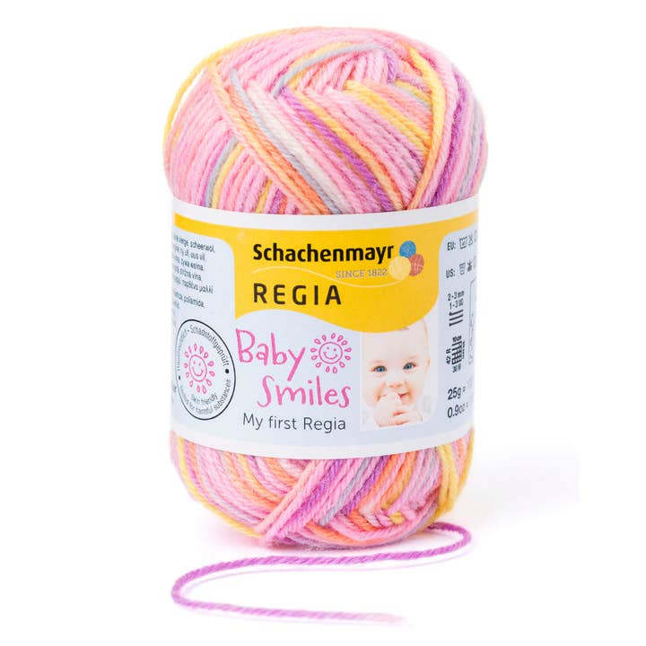 MEZ Crafts Germany - Vendita all'ingrosso Lana - Filato per calze REGIA Baby Smiles My First REGIA 10 x 25 g2