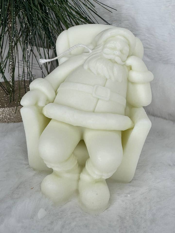 Tired Santa Candle for wholesale by LitwLilit
