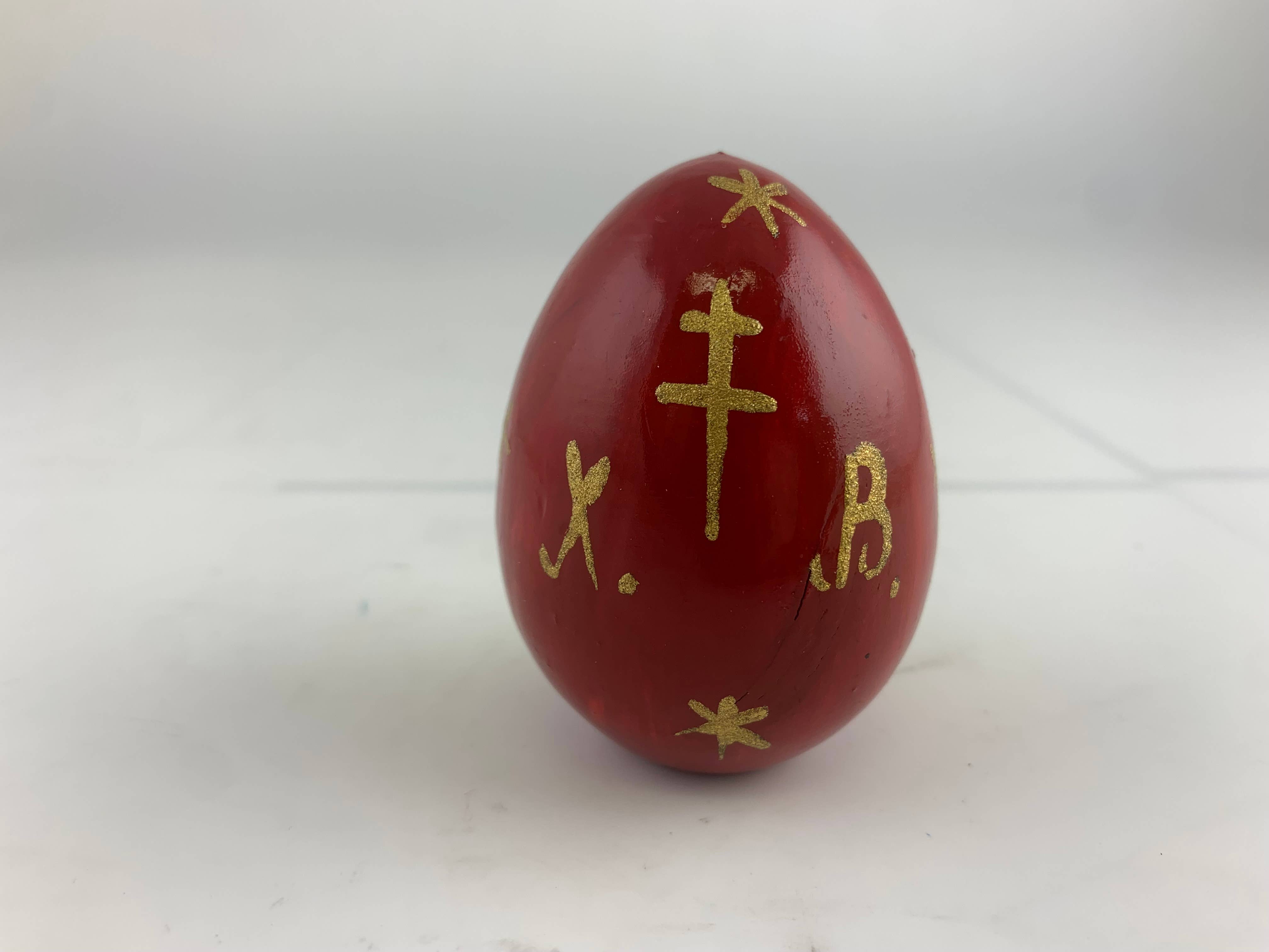 Golden Cockerel - Wholesale Decorative Tabletop Object - Vintage Wayside Chapel Egg11