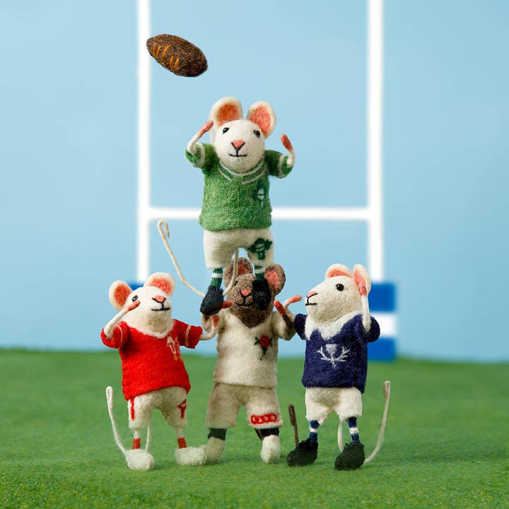 Sew Heart Felt – Großhandel Verzierung – NEUE Irland Rugby-Maus