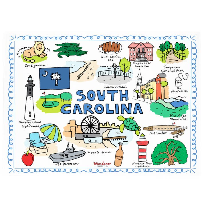 1 Brilliant Gift - Wholesale Decorative Tabletop Object - SOUTH CAROLINA WANDERER1