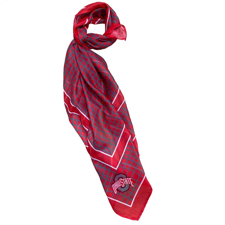 Ohio State Buckeyes Meyers Square Scarf for wholesale by Emerson Street Clothing Co Collegiate Shop