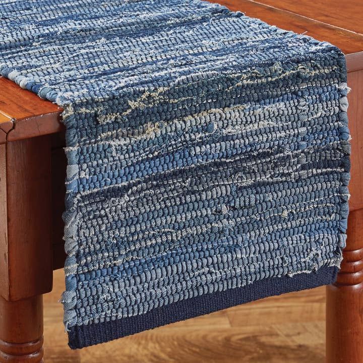 Park Designs - Wholesale Table Runner - Indigo Chindi Table Runner - 36"L