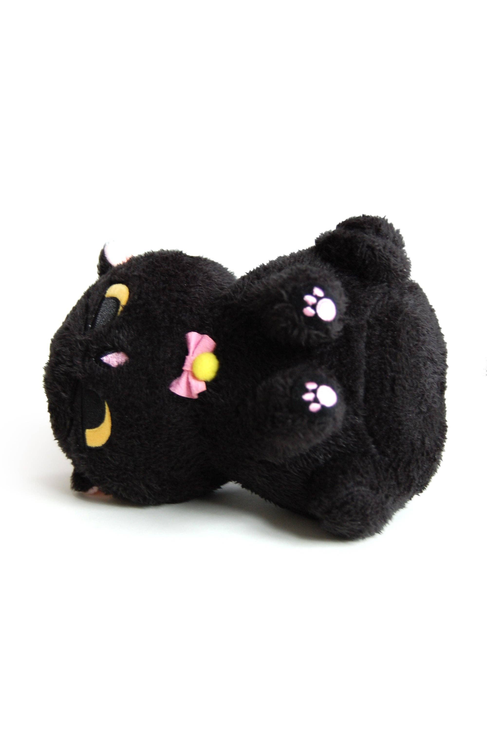 Floral Frolic - Wholesale Stuffed/Plush Toy - Kids & Baby - Angry Cat Plush- Fuzzy Black Void5