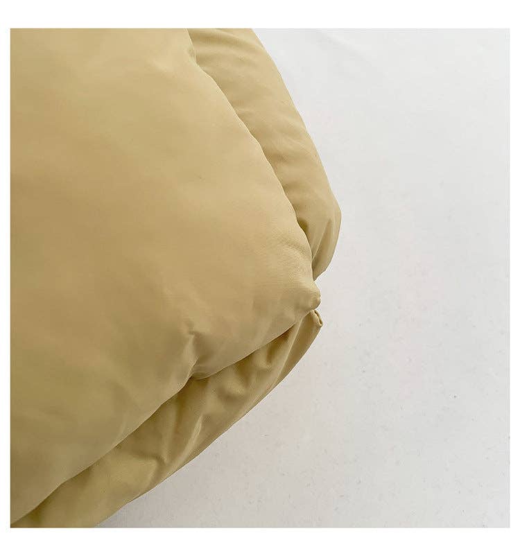 Dipped Shop - Wholesale Tote Bag - Women's - Simple Puffer Tote Bag Solid Color Soft Handbag DP809141