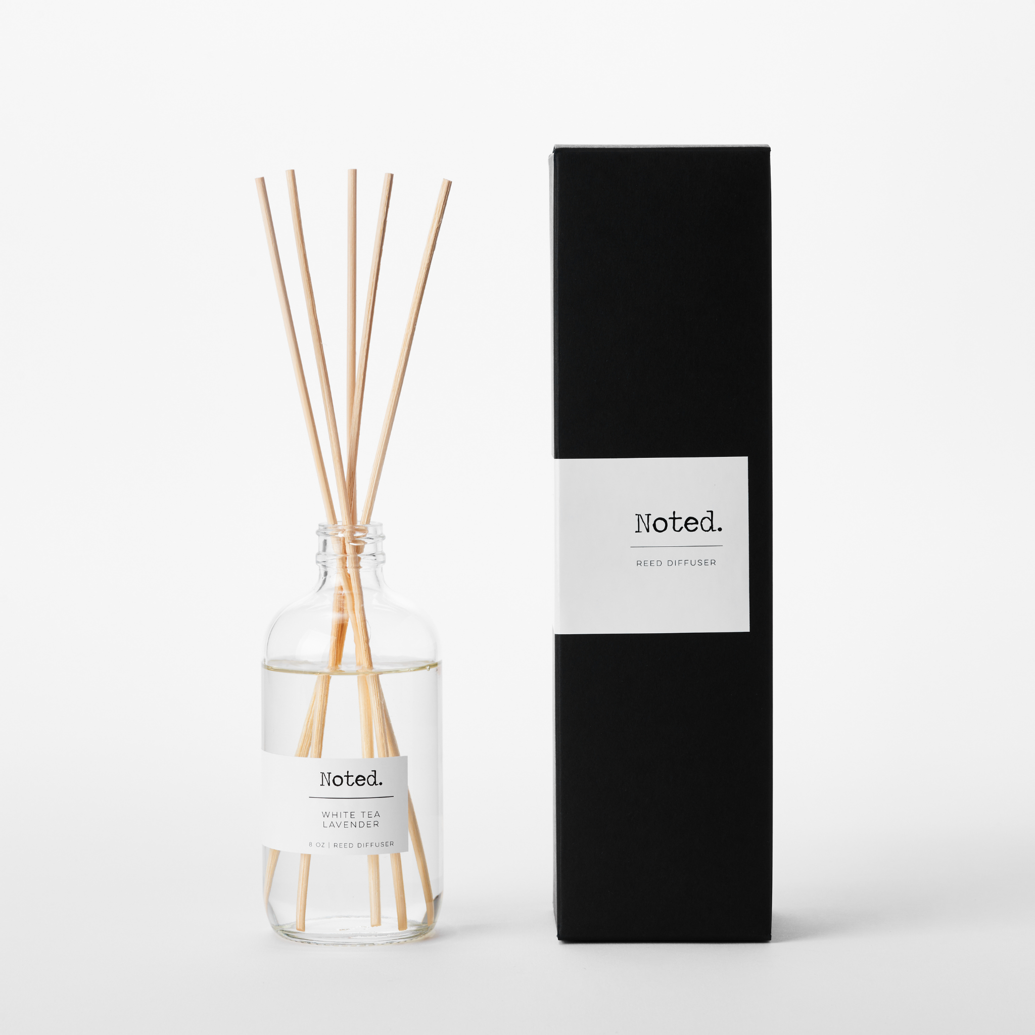 Noted Candles - Wholesale Reed Diffuser - White Tea Lavender Reed Diffuser1