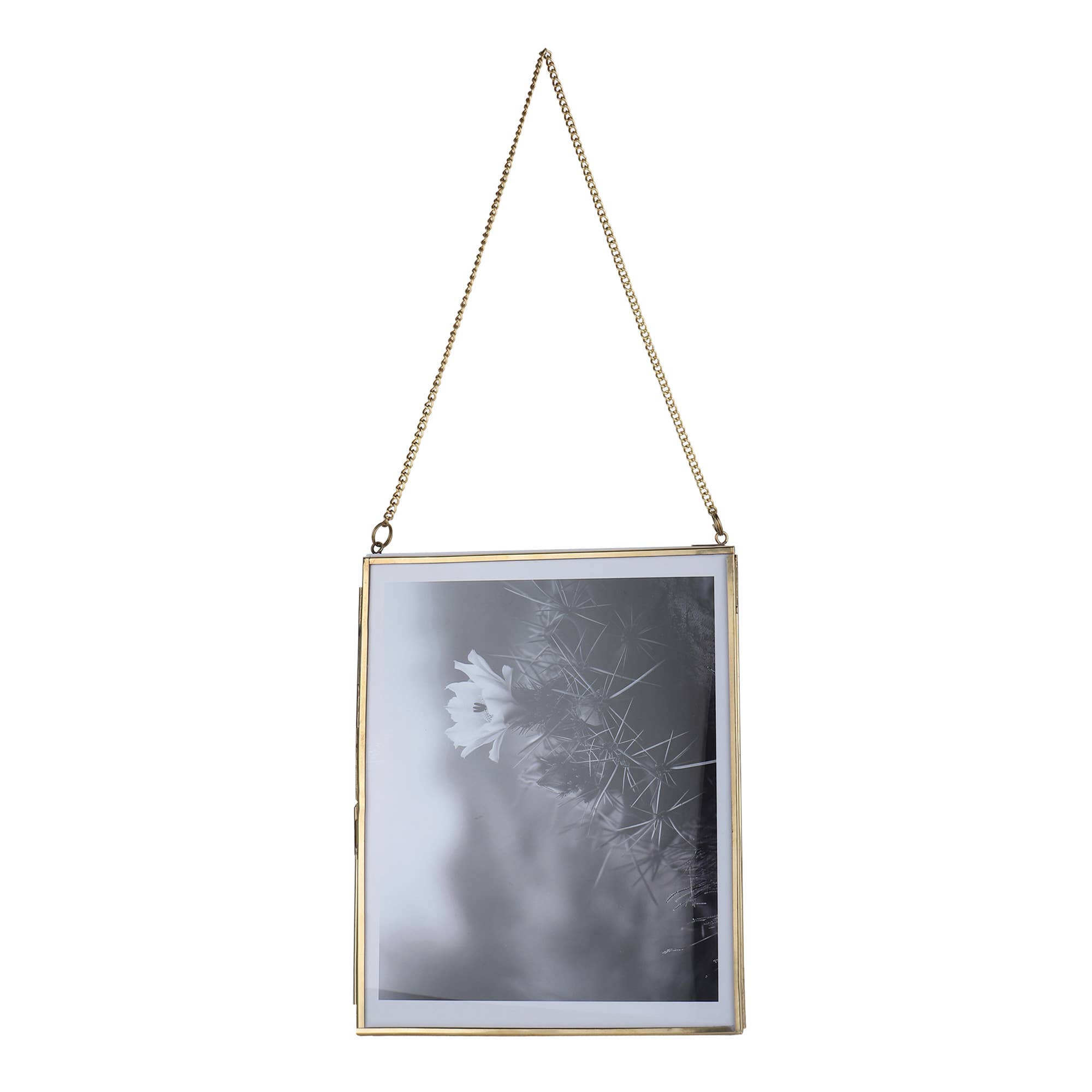 Alza – wholesale Picture frame – Hand-made real Brass and glass photo frame hanging 19