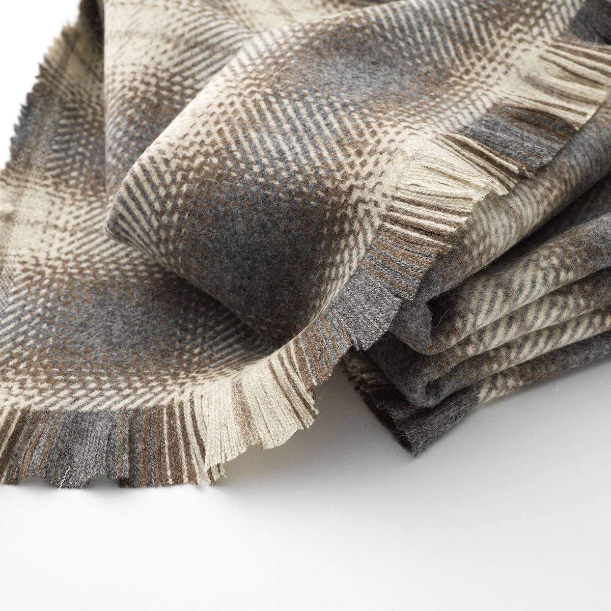 Bottoli - Wholesale Throw Blanket - Plaid maxi CASHMERE WOOL - Cashmere Wool - VEGETABLE DYE2