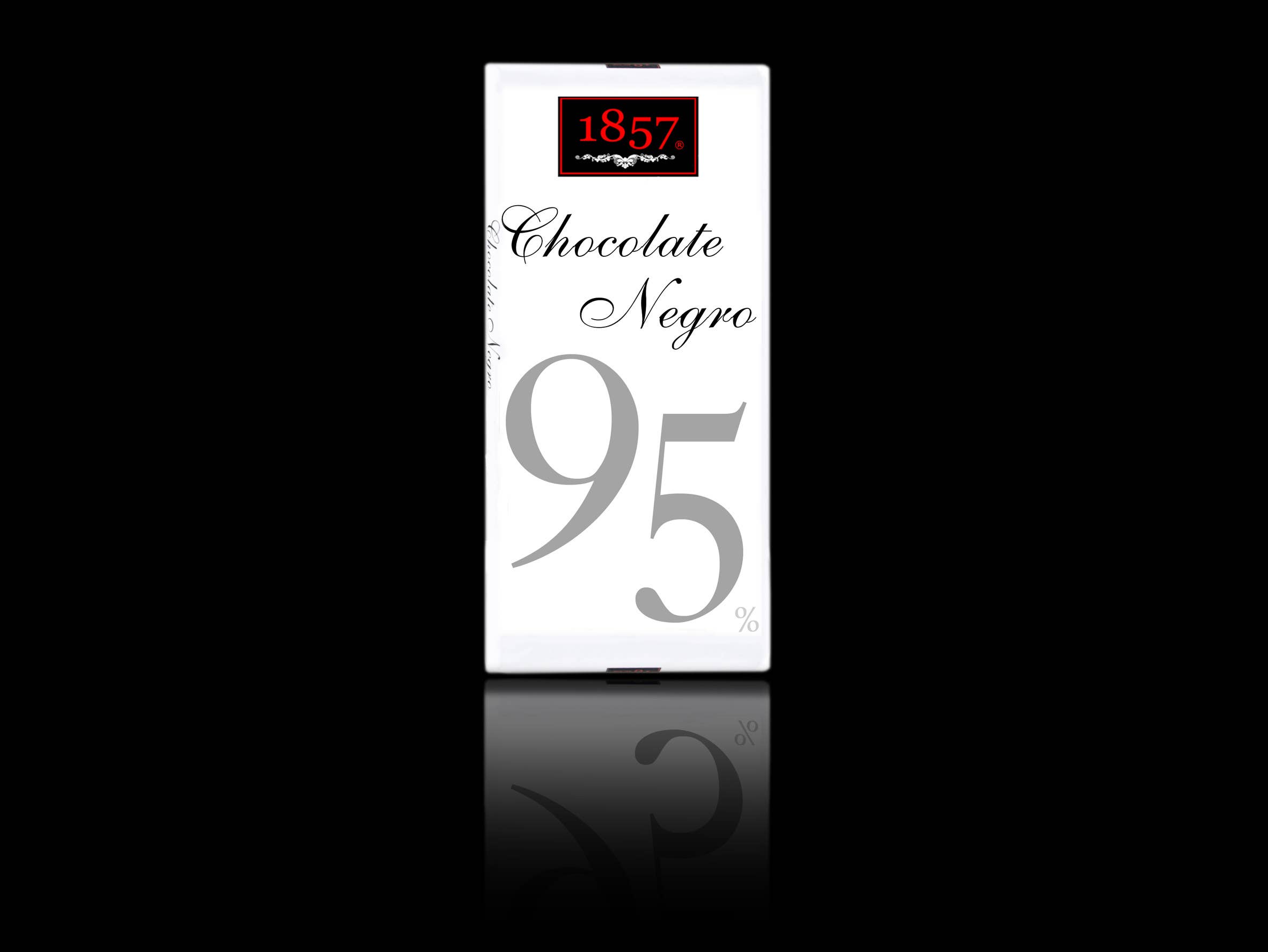 1857 - Wholesale Chocolate Bar - Dark Chocolate 95% Cocoa 125 G0