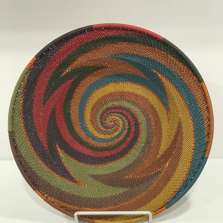Bridge for Africa - Wholesale Decorative Plate/Dish/Bowl - TW Collection - Painted Desert