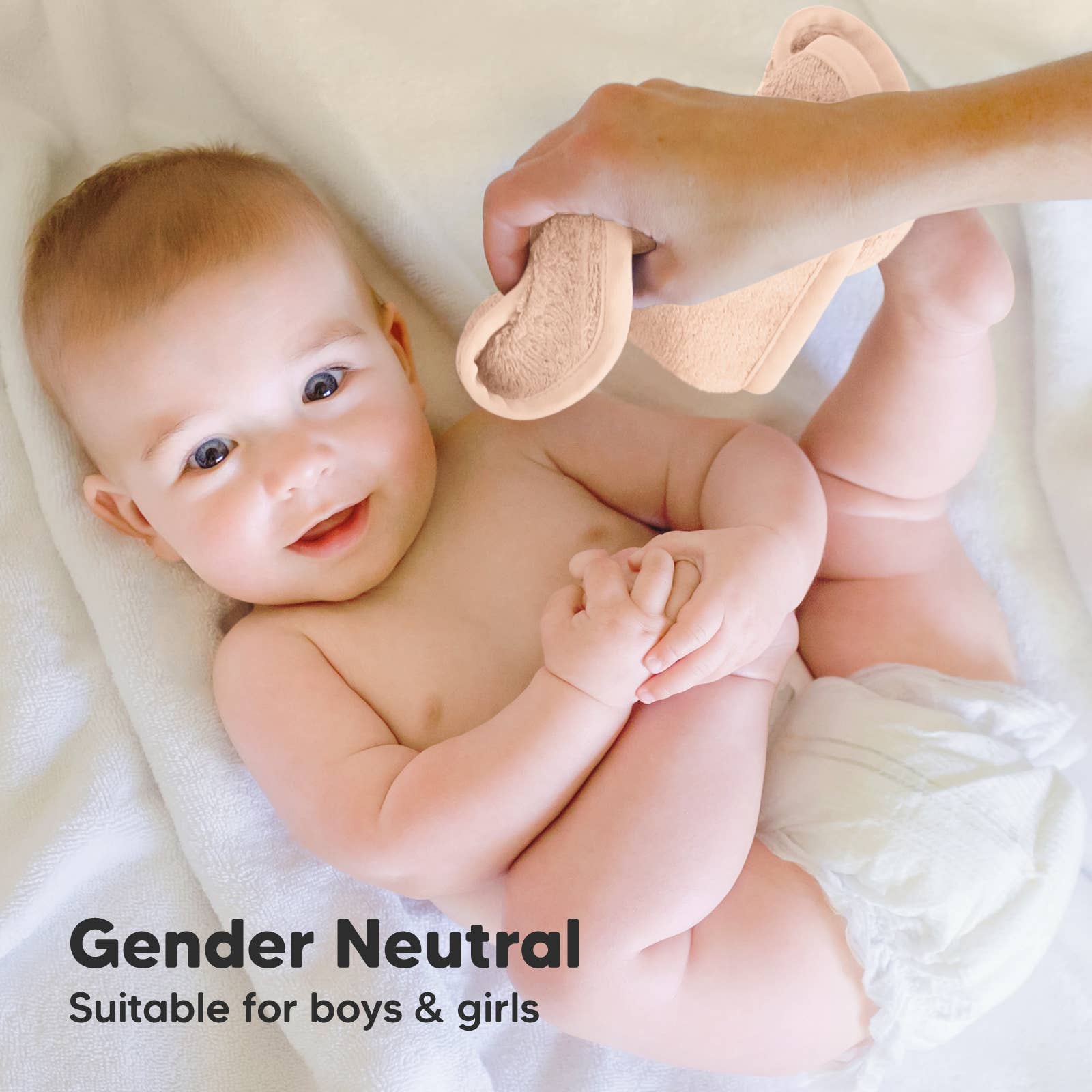 Peachy 6-Pack Baby Wash Cloths for wholesale on Faire7