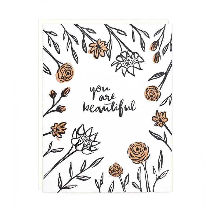 Je bent prachtig wildflower voor wholesale door Lake Erie Design Co.