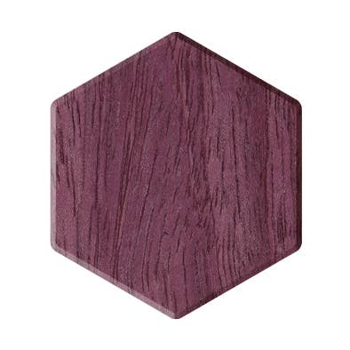 Mini Hex Chest - Purpleheart for wholesale by Elderwood Academy