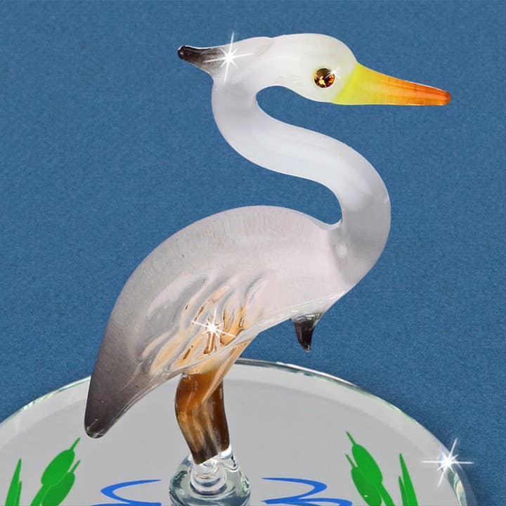 Glass Baron - Wholesale Decorative Tabletop Object - S2 239: Heron2