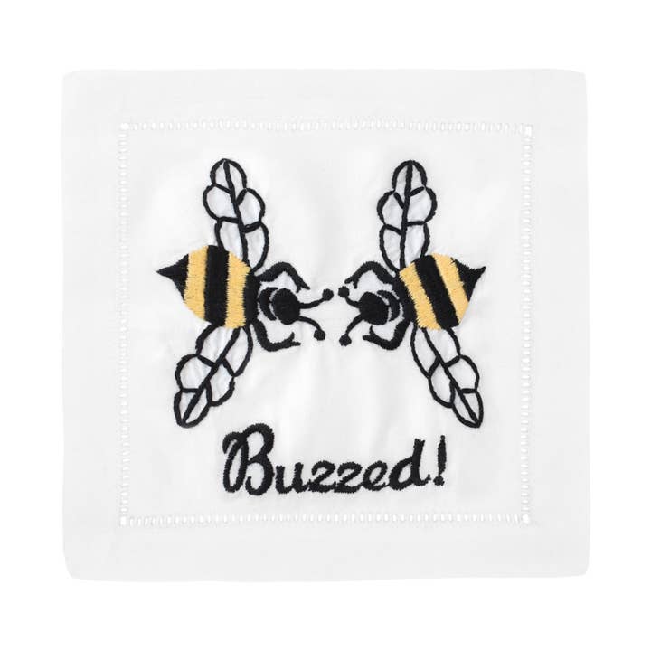 Buzzed Cocktail Napkin for wholesale by August Morgan