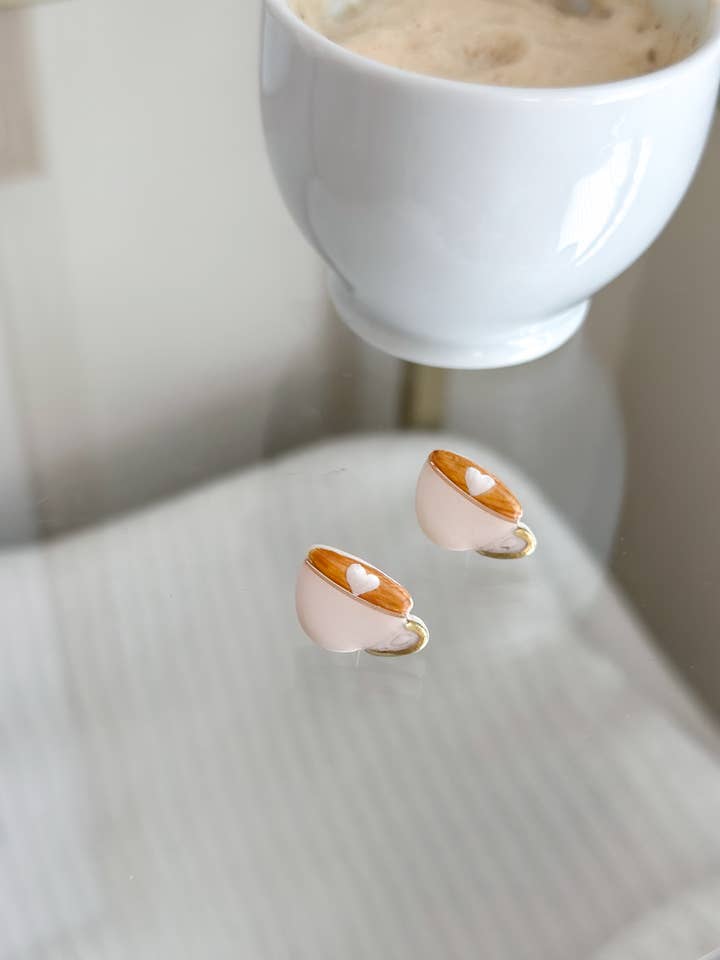 Cappuccino Studs for wholesale by AnnaBanana