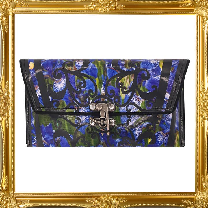 Irises for wholesale by Kent Stetson Handbags