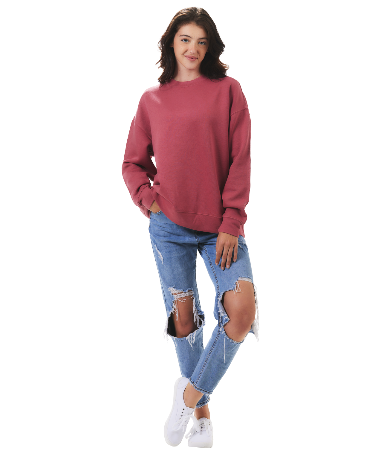 U.S. Apparel – wholesale Sweatshirt – Unisex – Unisex Snuggly Fleece Crew Neck Pullover18