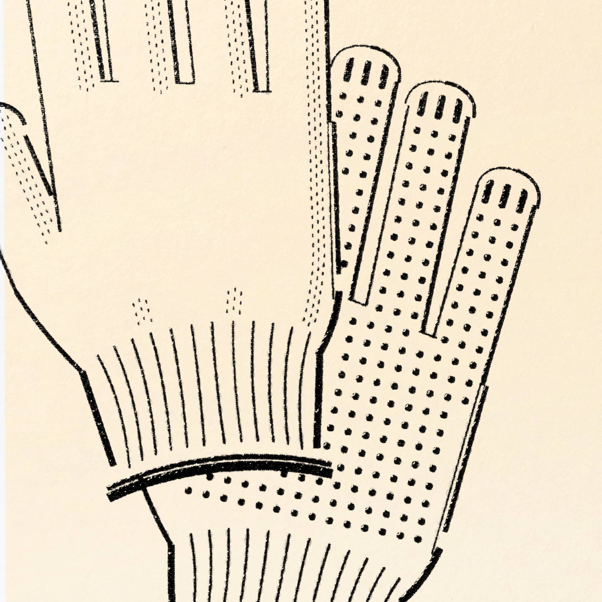 Nandaka – wholesale Everyday greeting card – Handmade Embossed Card | Home Series: Work Gloves5