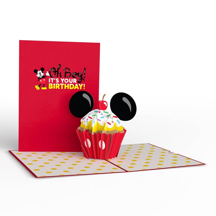 Lovepop Cards - Wholesale Birthday Card - Disney's Mickey Mouse Oh Boy! Birthday 5''x7'' Card