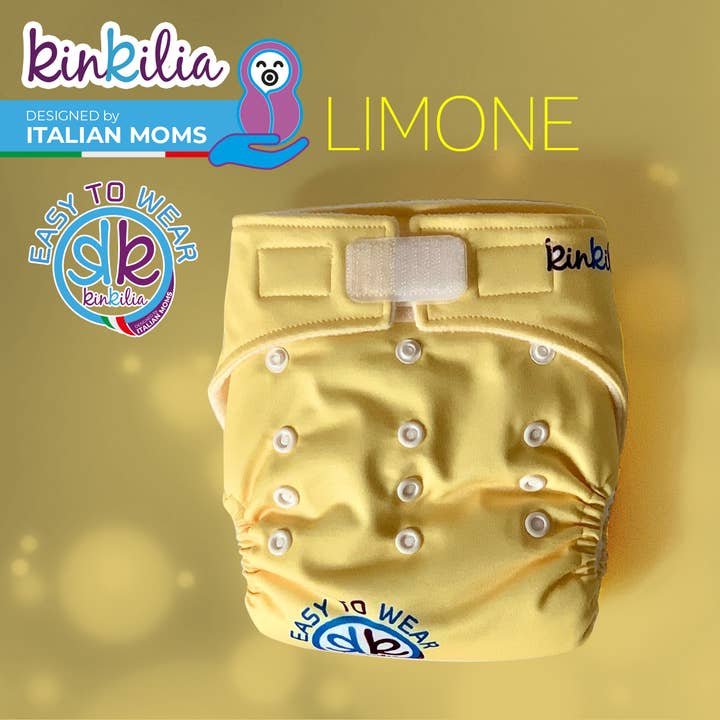 Couche lavable Kinkilia Conçue en Italie Limone pour la vente par Kinkilia