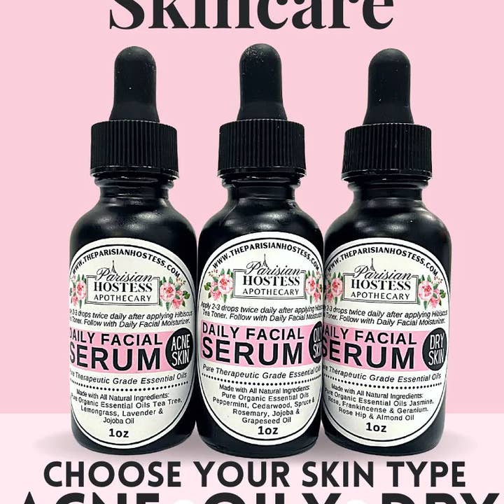 Sérum facial quotidien pour la vente par The Parisian Hostess