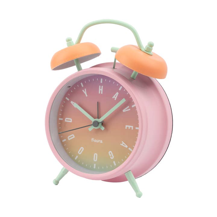 Fisura - Wholesale Alarm Clock - Retro Alarm Clock "have a good day"0