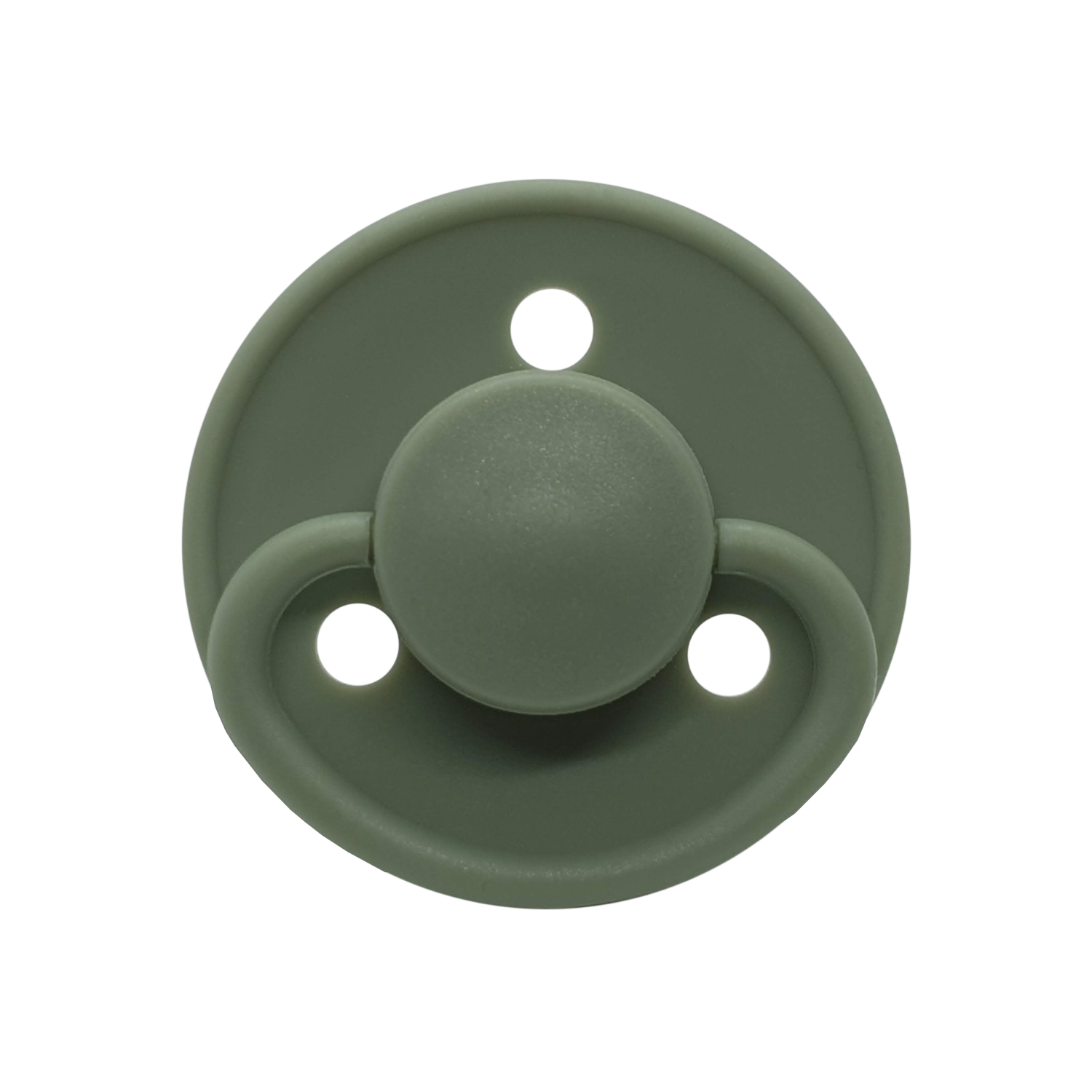 mininor - Wholesale Pacifier - Baby - Round Pacifier Latex 0m “Willow green”1