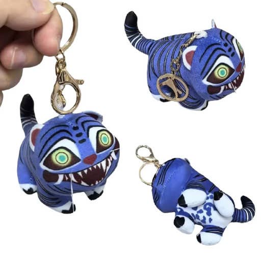 K-Wonderland – wholesale Keychain – Unisex – K-Pop Hunters –  Tiger Plush Keyring 4