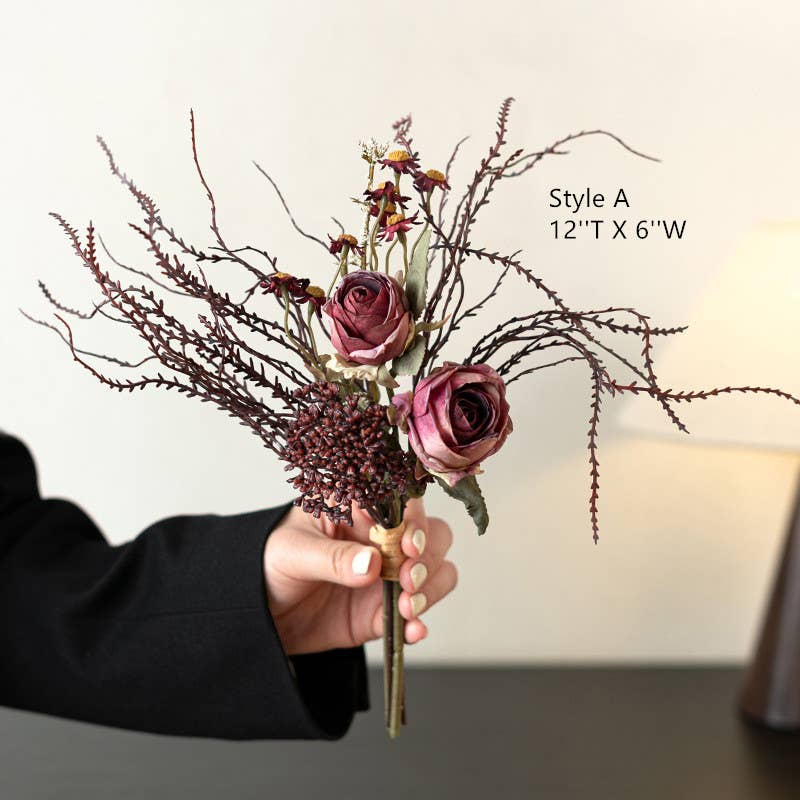 Sweet Home Deco - Wholesale Artificial Flowers - Special Designed Faux Floral Bouquet, Wedding/Vase Bouquets0