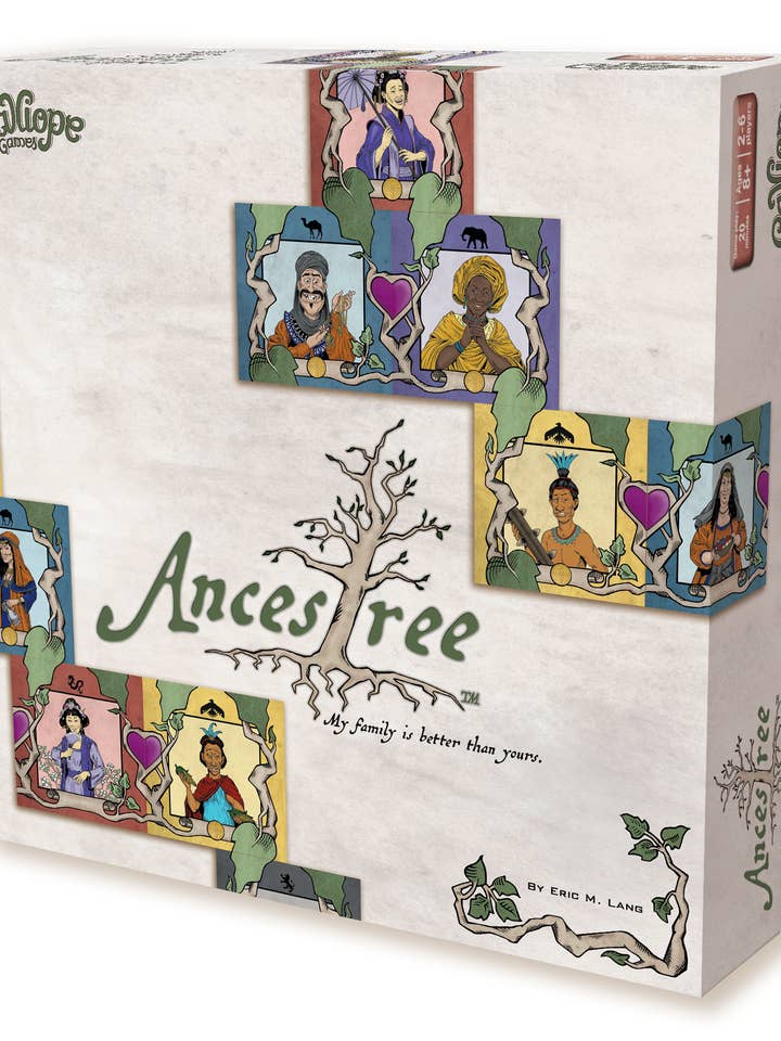 Ancestree - Un jeu de plateau familial élégant pour dessiner des carreaux pour la vente par Calliope Games